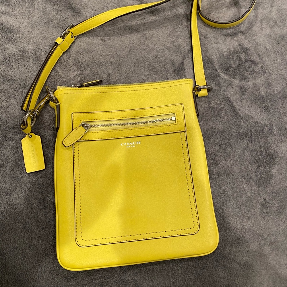 Leather COACH crossbody